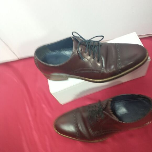 COPY - Cole Haan Men's SZ 8M Madison Cap OX, Burgundy C10840. Condition is Pre-… - Picture 5 of 11